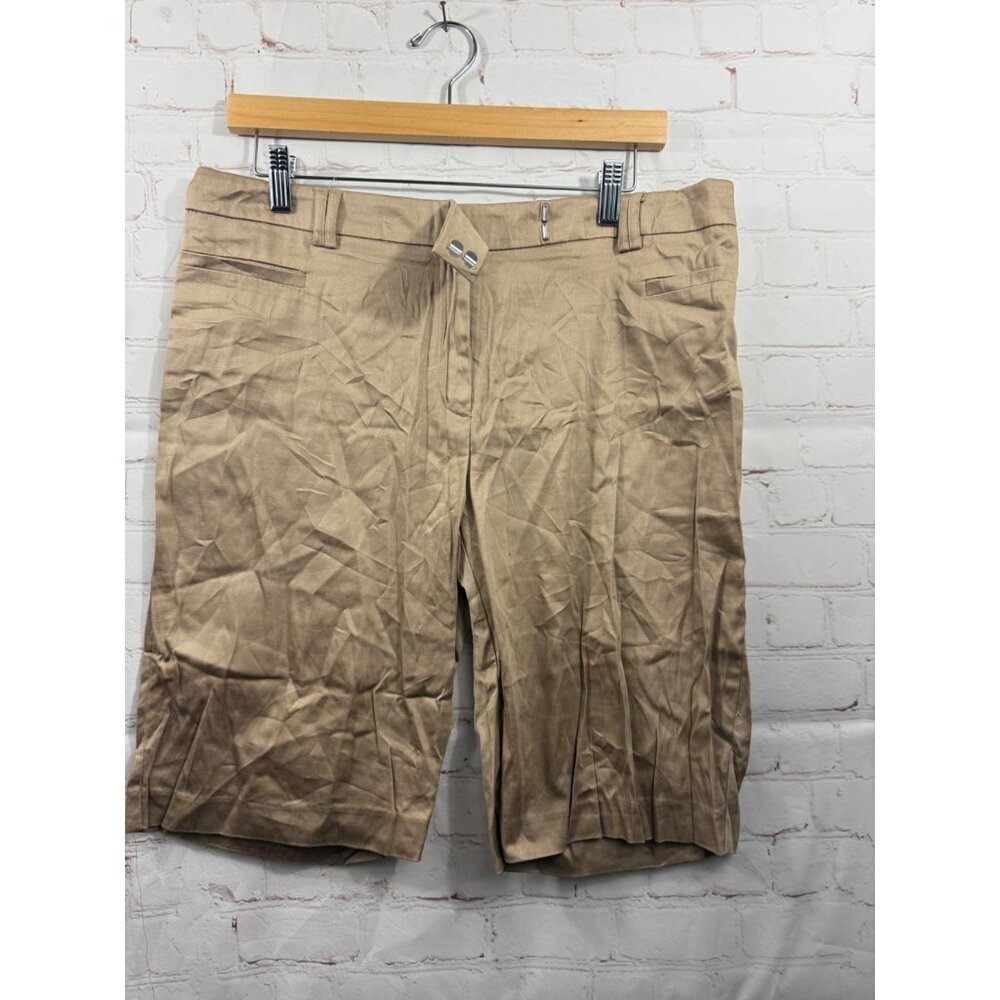 George Shorts Womens Size 10 Khaki Casual Preppy Uniform